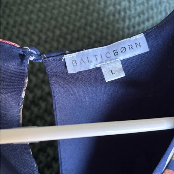 Baltic Born Floral Maxi Dress in Navy and Pink - Picture 5 of 5